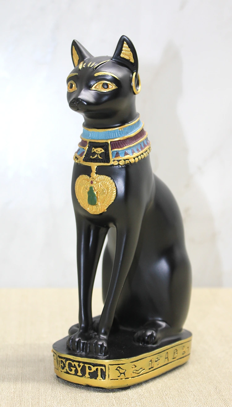 Polyester Mısır Kedisi Figür Alk4406