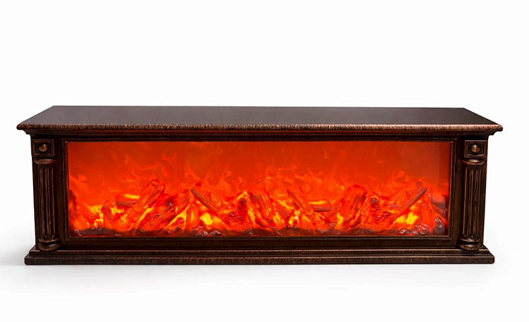 Dekoratif Renk Değiştirmeli Ledli Şömine Lamba Kumandalı Alk4596