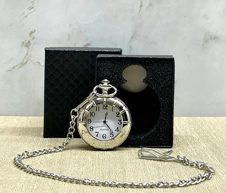 Özel Kutulu Gümüş Köstekli Saat Alk4685