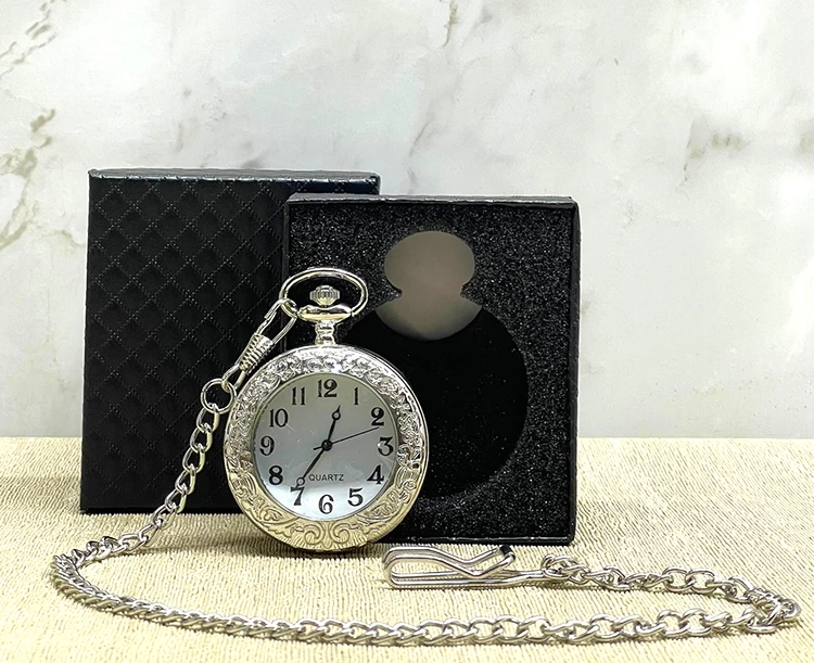 Özel Kutulu Gümüş Köstekli Saat Alk4686