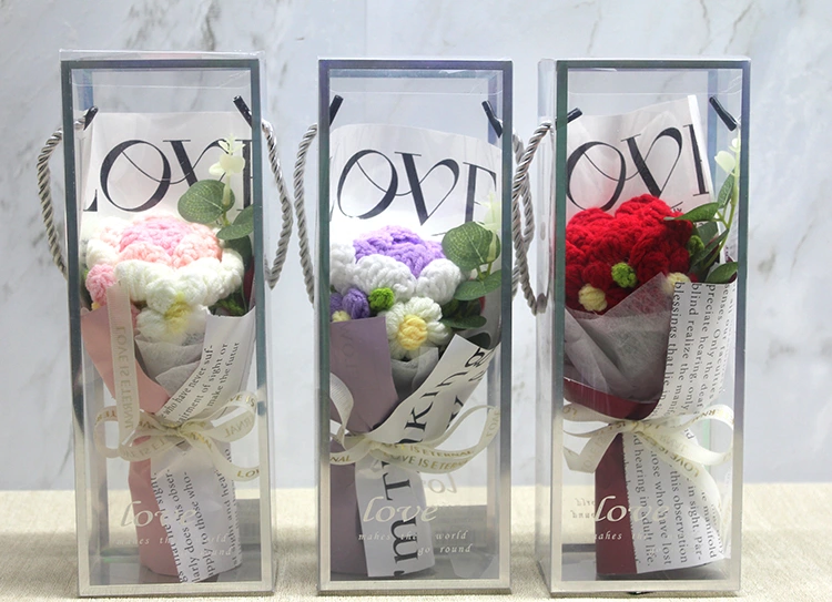 Tekli El Örgüsü Gül Buketi Alk4967