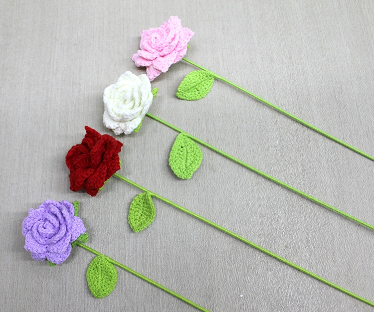 El Örgüsü Tekli Gül Alk4973