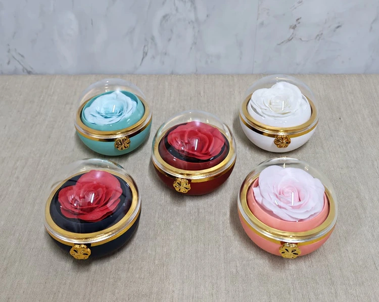 Romantik  Gül Yüzük Kutusu Kubbe Alk5009