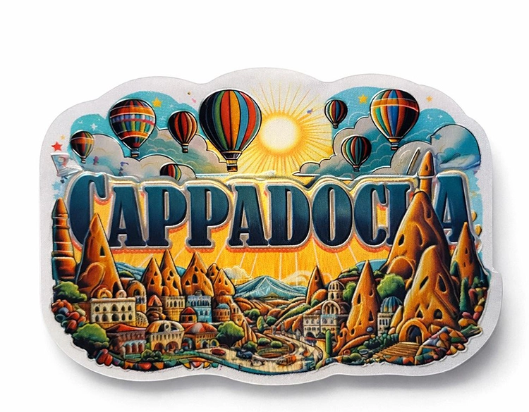 Kapadokya Temalı Silikon Buzdolabı Magneti Alk5049