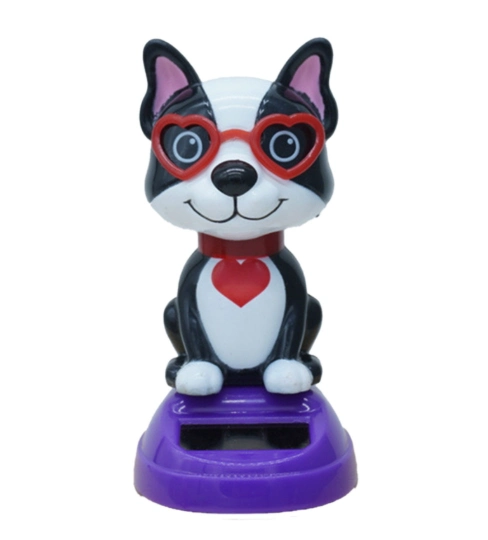 Güneş Enerjili Solar Sallanan Gözlüklü Kedi