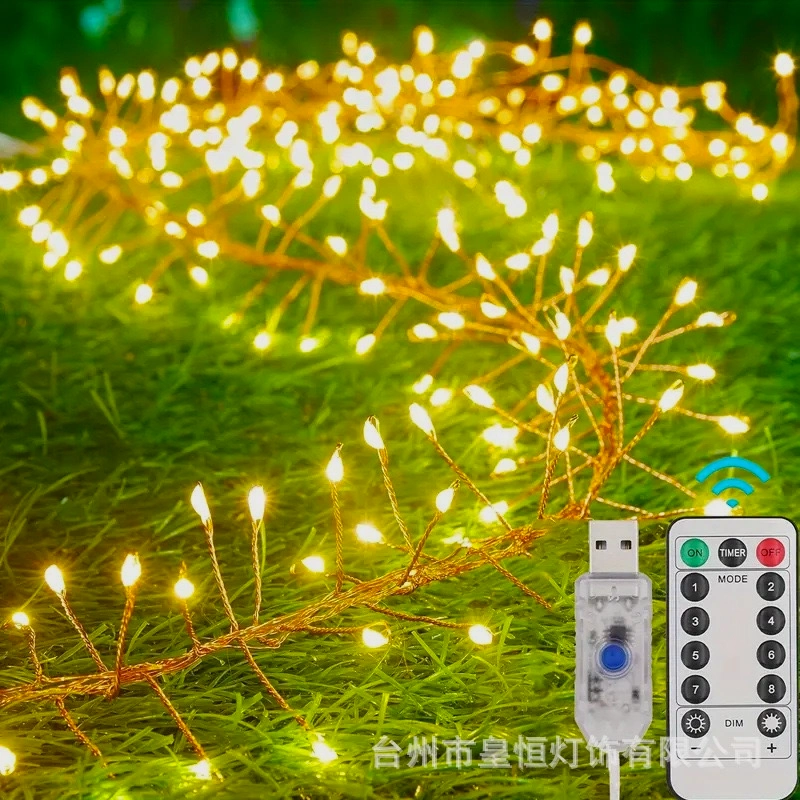 6m 200 Led Gün Işığı Uzaktan Kumandalı 8 Modlu Usb'li