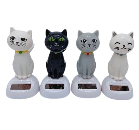Güneş Enerjili Solar Sallanan Kedi