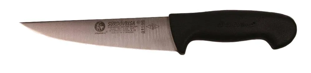 Sürmene  61146 Kasap Kurban Sıyırma Bıçağı 16,5 Cm, Plastik Sap