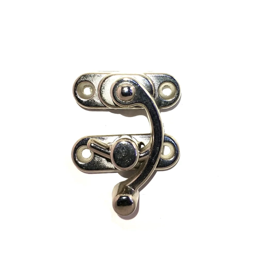 Yay Gözü, Ahşap Kutu Klipsi - Büyük 37x45 Mm, Nikel, 100 Adet