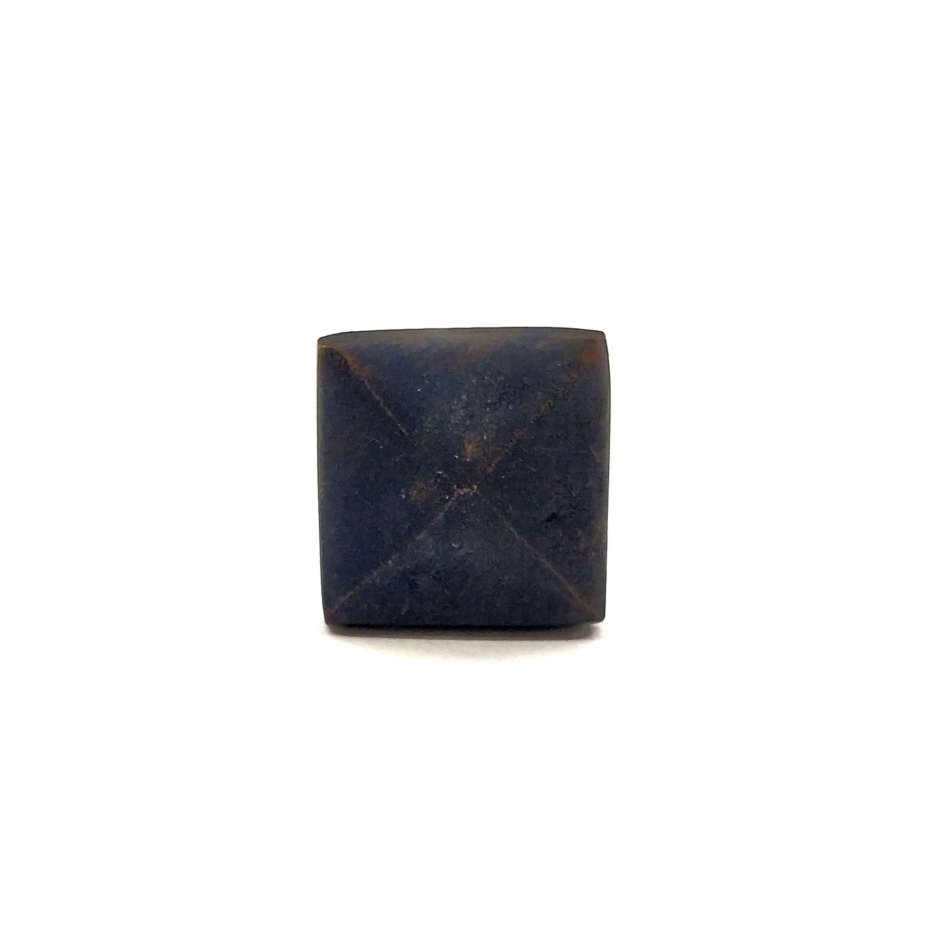 Antika Tarz Dekoratif Pirinç Piramit Kabara - 21 Mm, Oksit