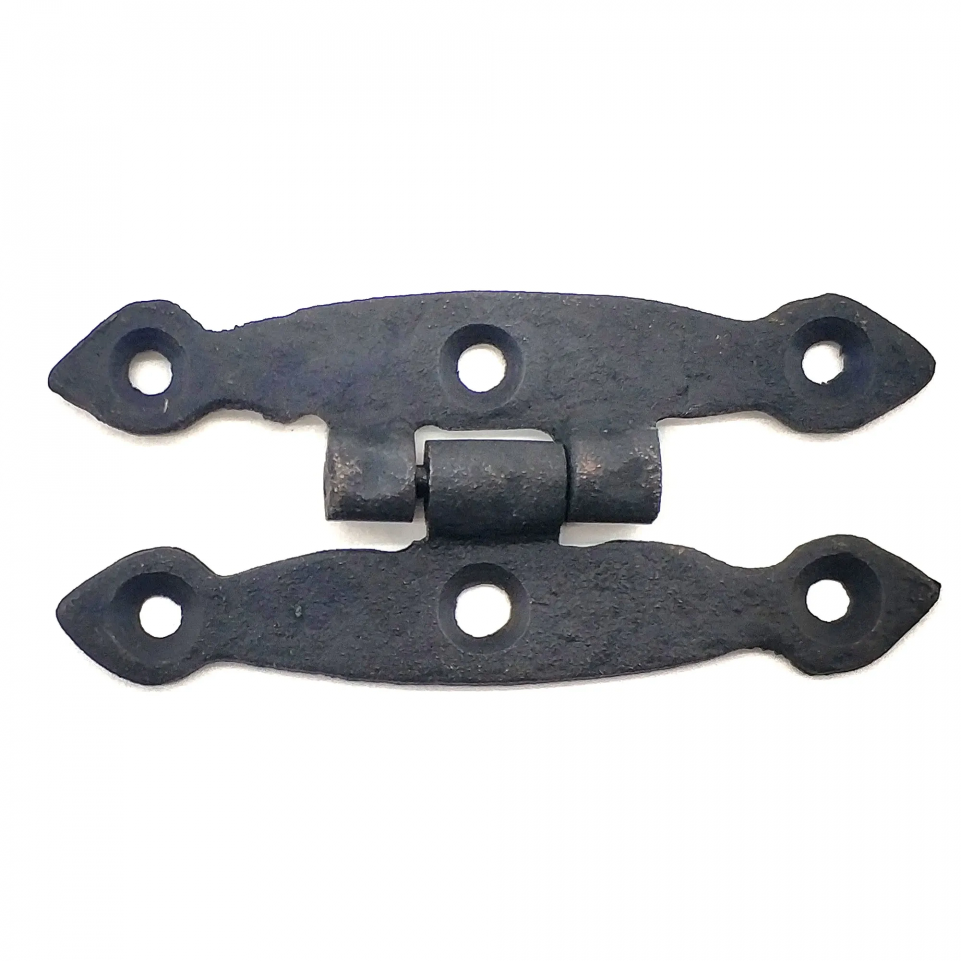 Antika Tarz Dekoratif Pirinç Dar Menteşe - 75x39 Mm, Oksit