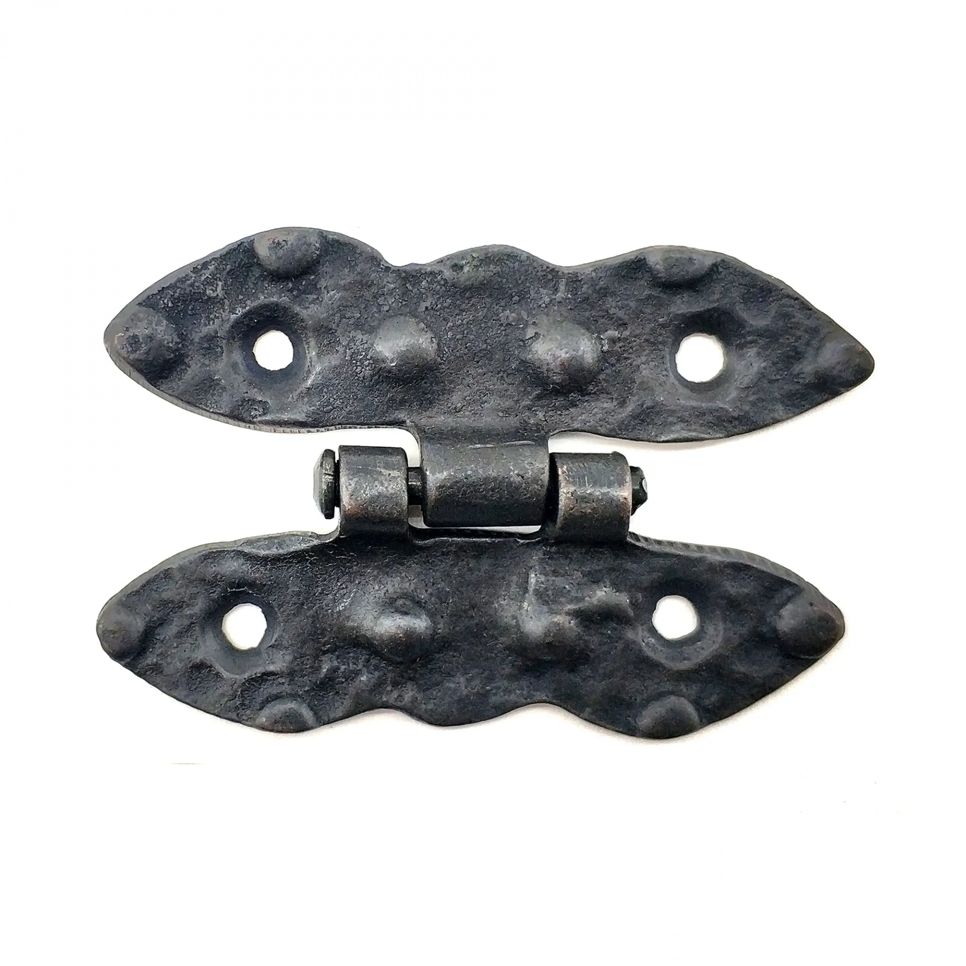 Antika Tarz Dekoratif Pirinç Bodur Menteşe - 75x50 Mm, Oksit