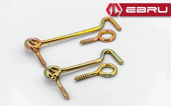 , Kapı Pencere Halkalı Çengel, Kanca Kilit 50 - 100 Adet