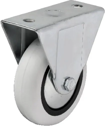 355 - 75x25 Mm Pvc Makaralı Sabit Teker 4 Adet