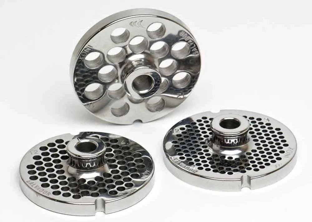 İnox Paslanmaz Kıyma Makinesi Aynası, Ağızı 12 No - 4 Mm