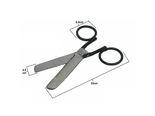 Özel El Yapımı Dövme Lokum Makası 23 Cm