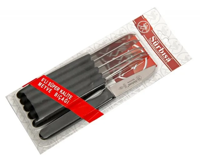 61007 - Sürmene Meyve Bıçağı 7,5 Cm 6 Lı