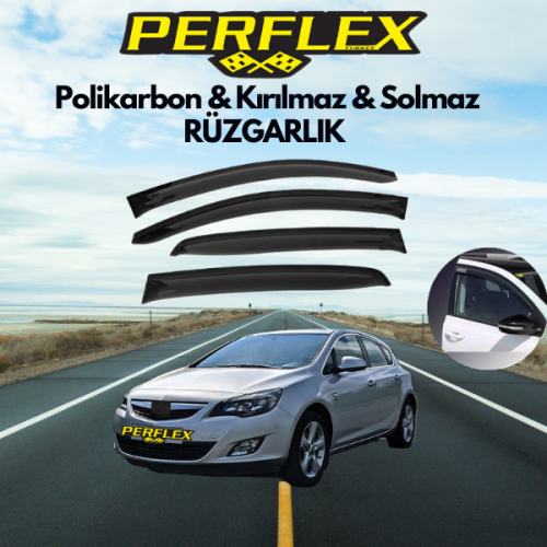 Perflex Polikarbon Kırılmaz Rüzgarlık V2 Mugen  Opel Astra J (2009-2015)