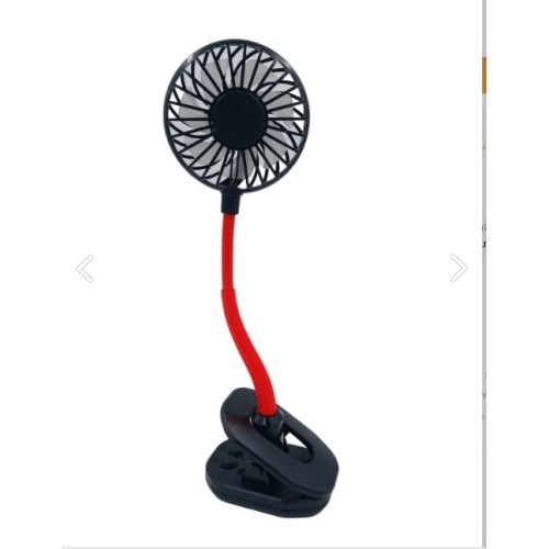 Portatif Işıklı Mini Klipsli Fan